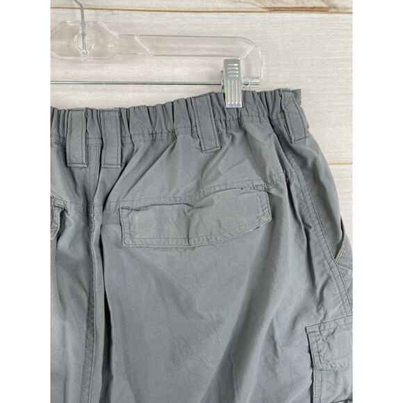 REI Co-op Convertible Pants Men's Size XL x 36L Gray Zip Off Leg Hiking Fishing - Picture 9 of 11